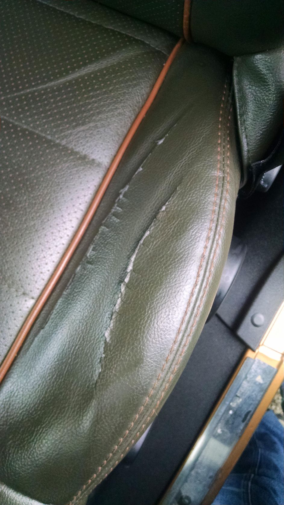 Damaged Seat