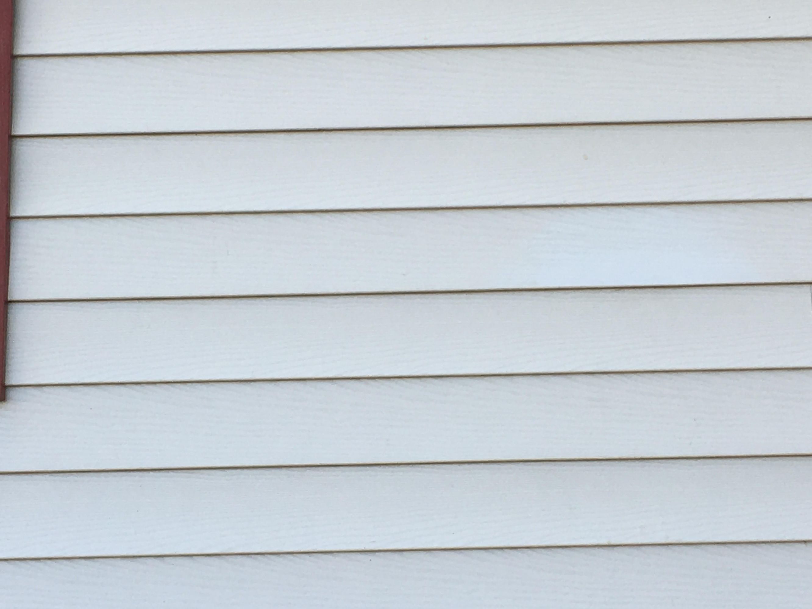 Repaired Siding